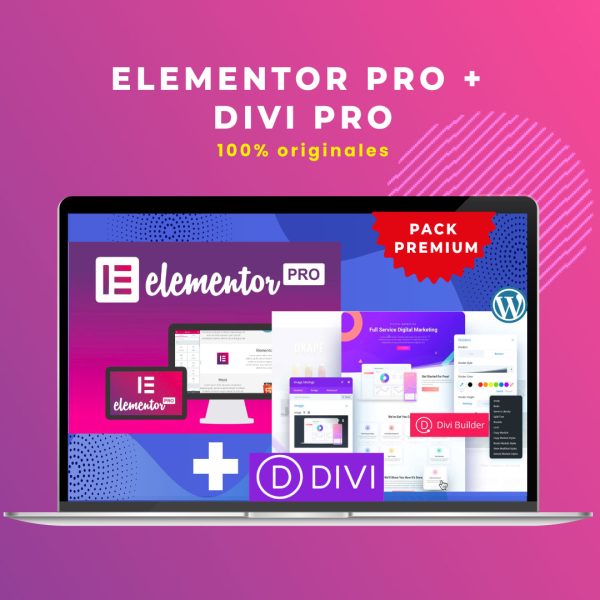 Pack premium (Divi más Elementor pro)